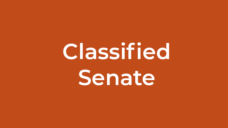 Classified Senate icon graphic